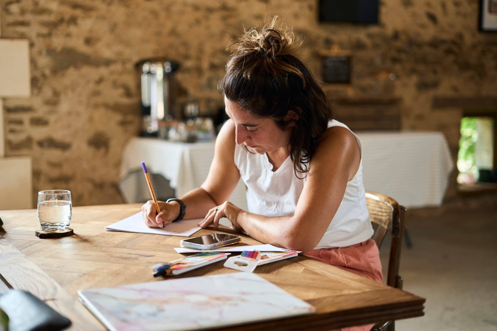 Lucy Werner hosting a retreat in Provence