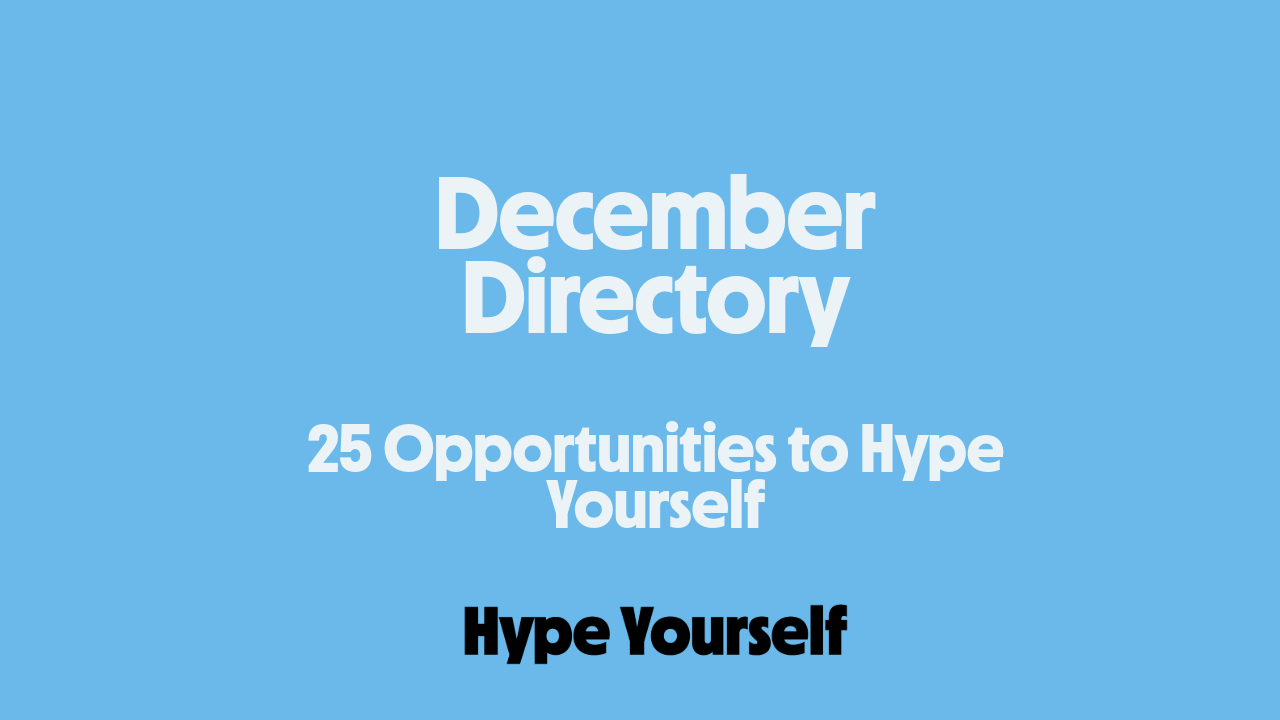 🚀 DECEMBER OPPORTUNITIES DIRECTORY