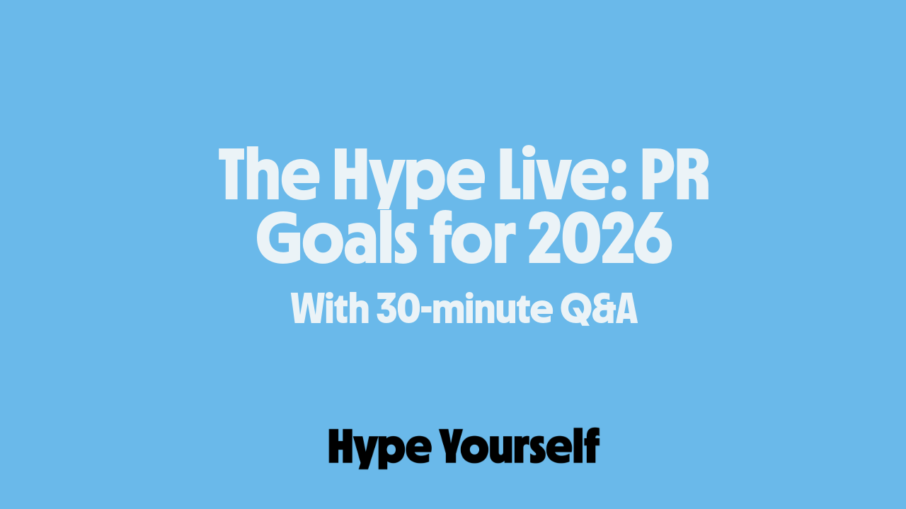 📹 REPLAY: PR Goals for 2026