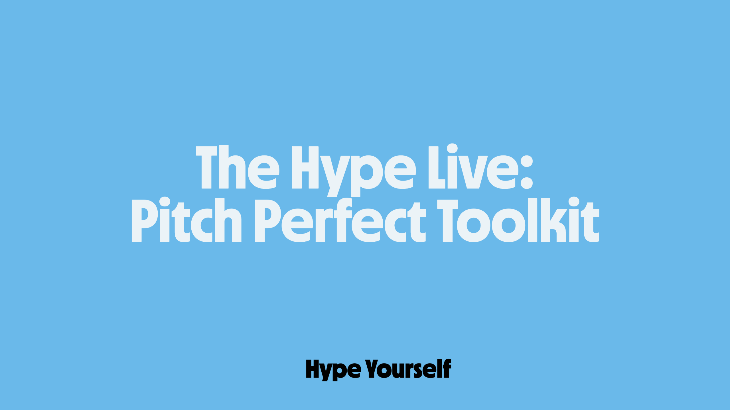 The Pitch Perfect live class replay (plus what to do next)