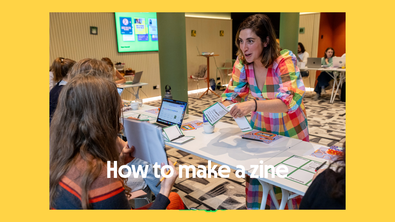 How to make a zine for your next workshop